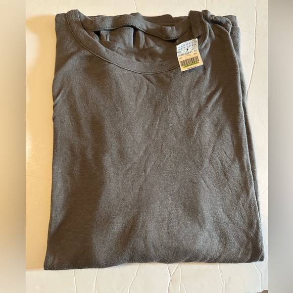 T by Alexander Wang Grey Cotton Mode T-Shirt